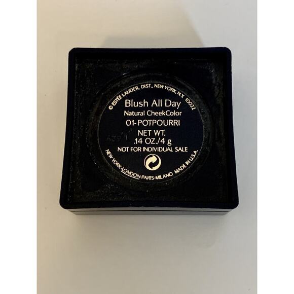Estee Lauder Blush All Day Natural Cheek Color #01 POTPOURRI VTG New Mirror 4g - Picture 2 of 5